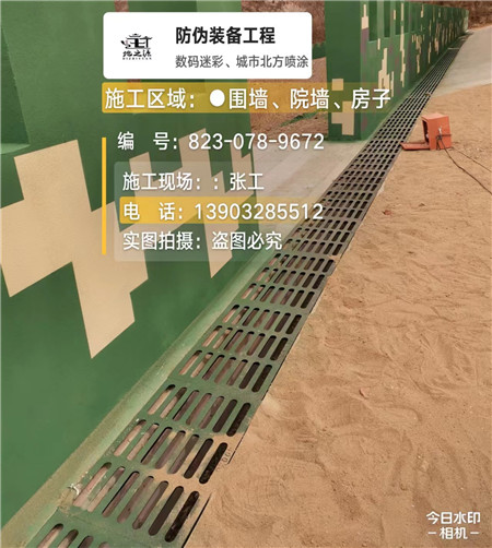 昌平 例如在抖音上有“迷彩墙，外围墙面挡 - 星空数码迷彩漆施工队