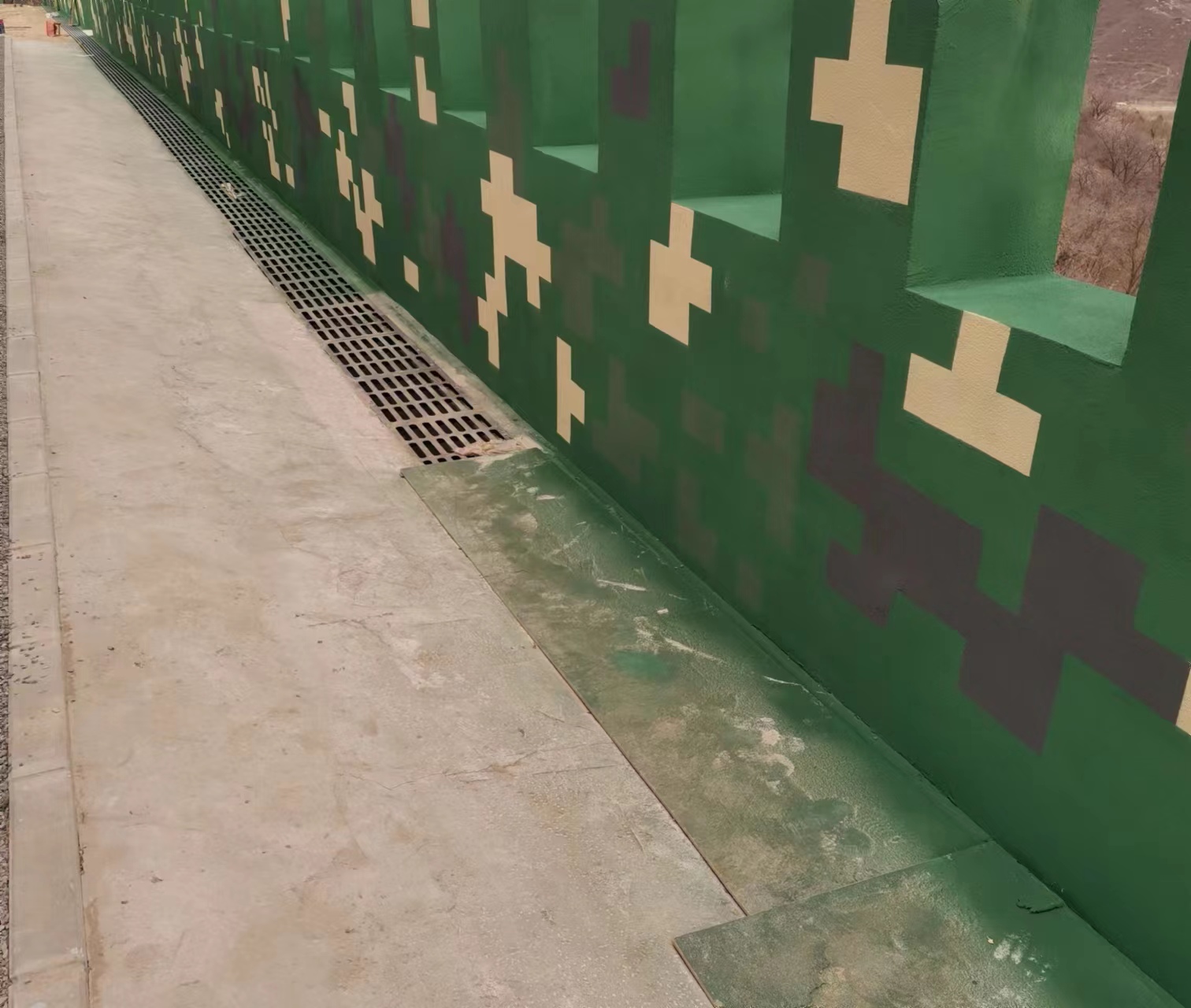 昌平围墙迷彩喷涂,数迷彩漆